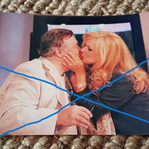 Rare authentic photo of Aliki Vougiouklaki and Dimitris Papamichail like new