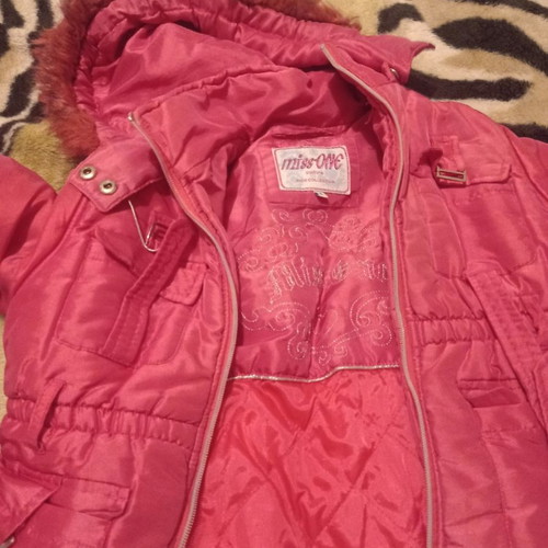 Girls' jacket used pink M One & Miss One 116 cm