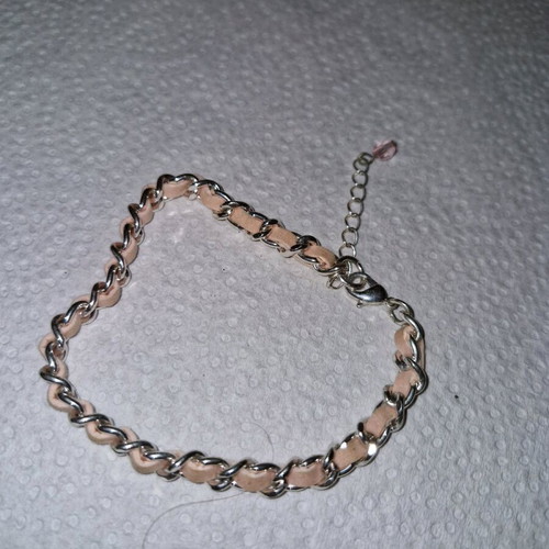 Fos chain wrist bracelet like new pink