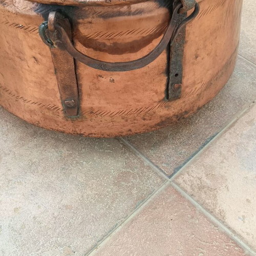 Copper cauldron refurbished