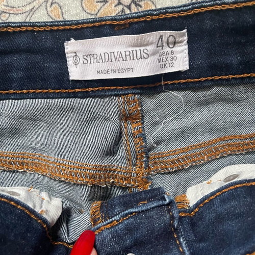 Stradivarius flared jeans like new, size L, blue