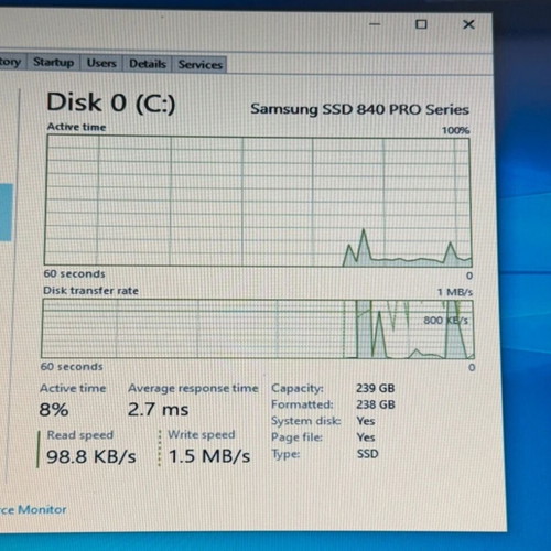 Samsung R505 Laptop like new with SSD 840 Pro and Windows