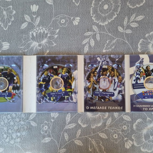 Uefa Euro 2004 Greece Champions 7 DVD box set like new, documentary