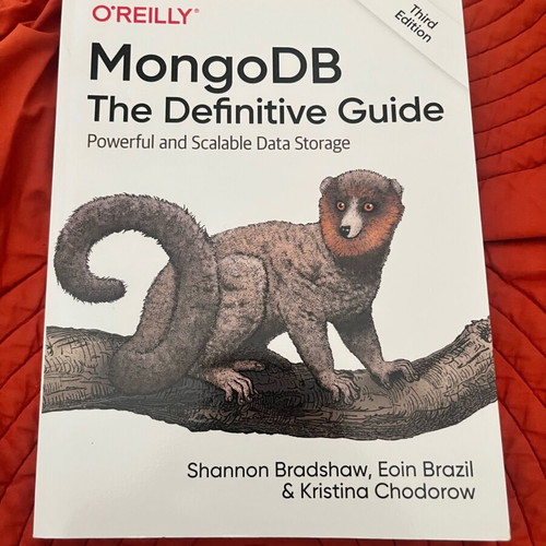MongoDB The Definitive Guide book like new, English