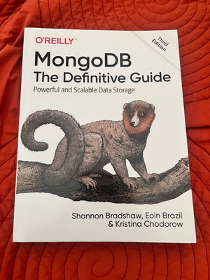 MongoDB The Definitive Guide book like new, English