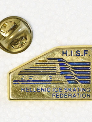 Hellenic Ice Skating Federation pin used