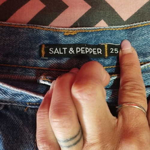 Salt & Pepper Jeans shorts like new, size S 36 8, blue