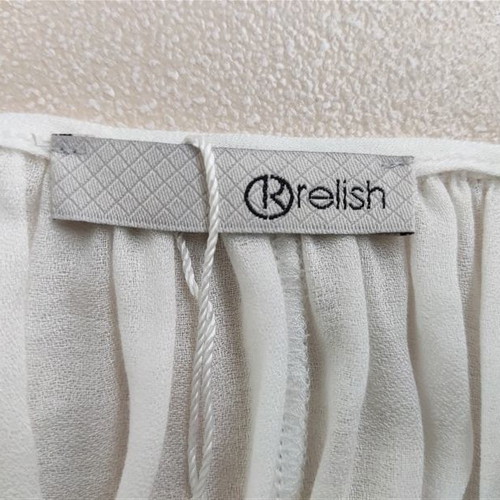 Relish women's top blouse new, size S, white