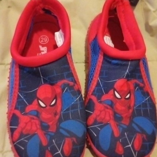 Spiderman water shoes size 29 like new