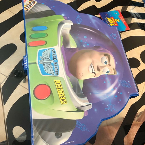 Buzz Lightyear Coloring Set Toy Story 2 like new, big gift box set with watercolors and crayons