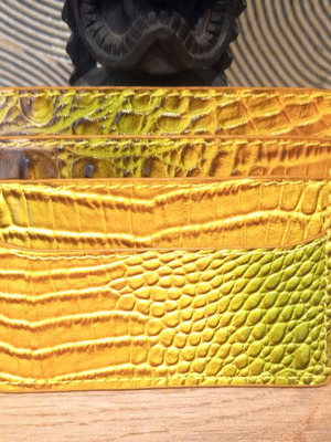 Unisex Wallet from Embossed Eco Leather New