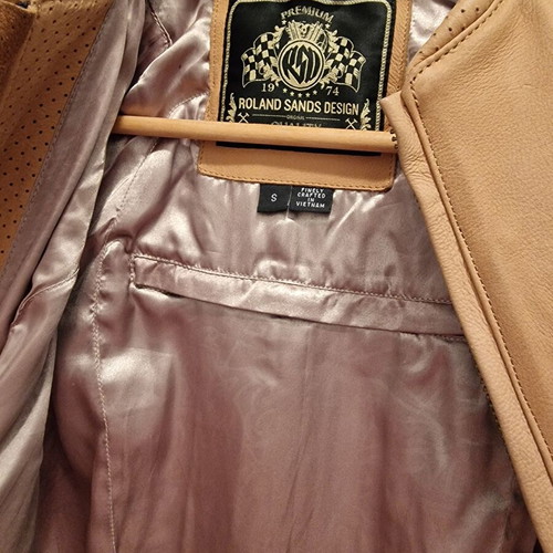 Women's Roland Sands leather motorcycle jacket used