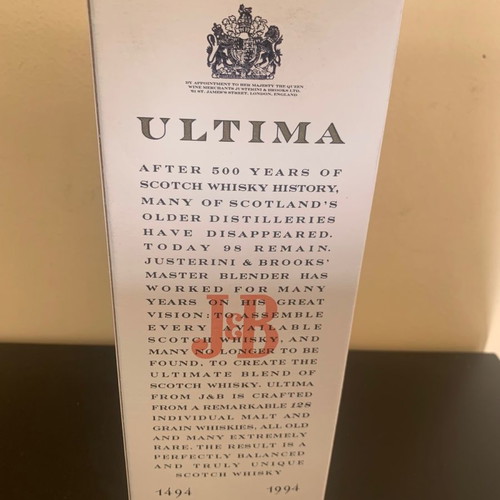 Ultima 128 Malts blended whisky new, rare collectible