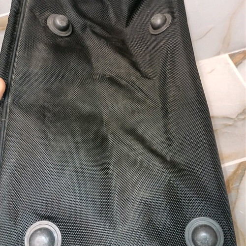F 50 bag used, black, small with handles and shoulder strap
