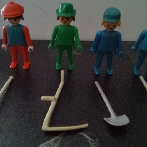 Playmobil used, 4 farmers