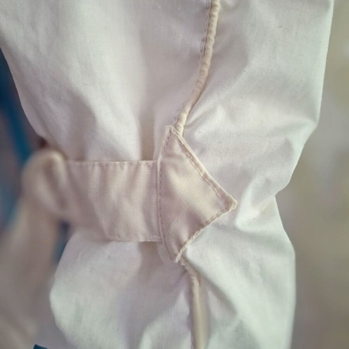 Vintage trench coat Makedonija Sport white, like new, 80s/90s
