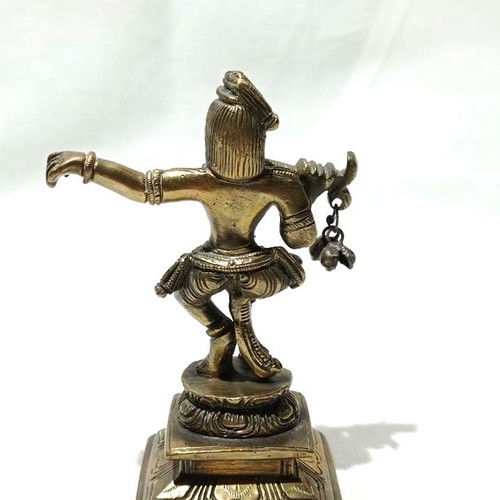 Solid brass decoration like new, height 11 cm
