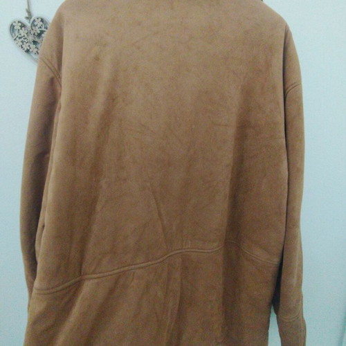 Men's mouton with fur used, brown, size XL
