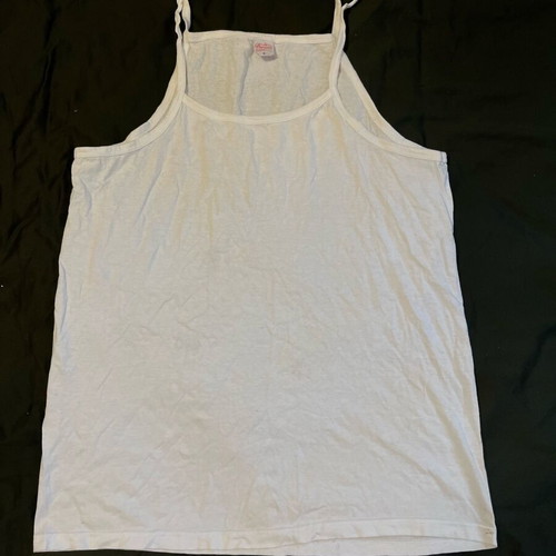 Children's tank top used, size 8, white