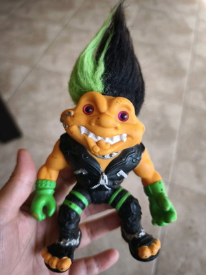 Battle Trolls Punk Troll φιγούρα μεταχειρισμένη, Hasbro 1992