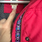 Roxy jacket red size M like new