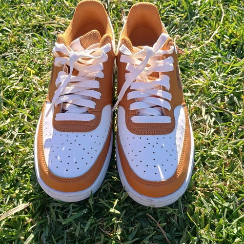 Nike Court Vision Low sneakers new, white and orange, size 39