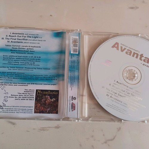 Avantasia Tobias Sammet CD like new, metal