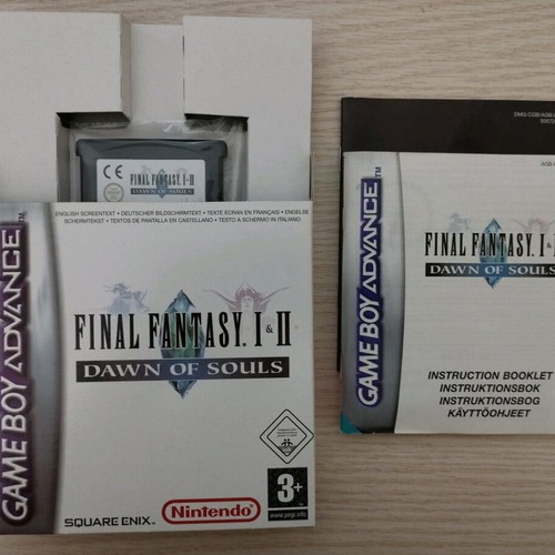 Final Fantasy I&II Dawn Of Souls for Game Boy Advance like new