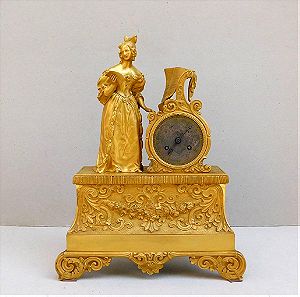 Ρολόι μπρούντζινο επίχρυσο, περίπου 200 ετών.