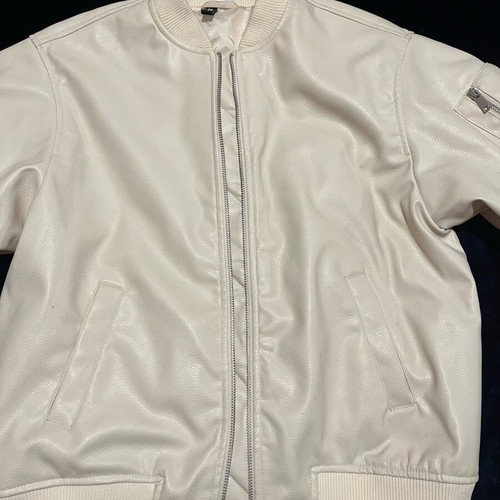Unisex jacket H&M used few times white beige