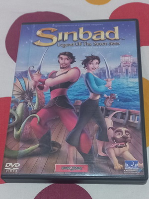 Sinbad DVD μεταχειρισμένο, μεταγλωττισμένο παιδικό κινούμενο σχέδιο