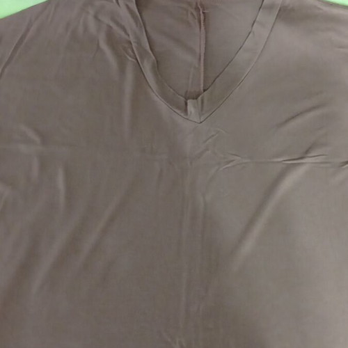 Makó short sleeve blouse used, very loose, brown