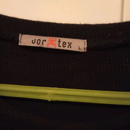 Vortex thin sweater used, size L, black and gray