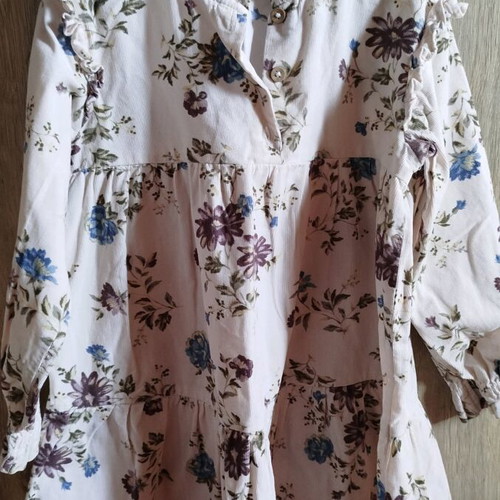 Children's dress thin corduroy like new, size 92 cm