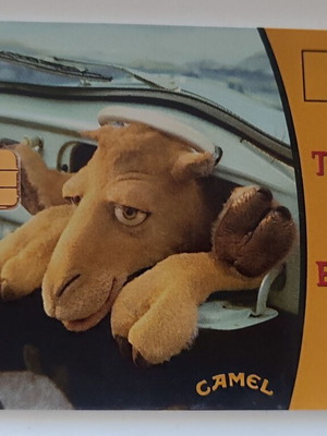 Spanish Camel Cigarettes Phone Card used, advertising theme