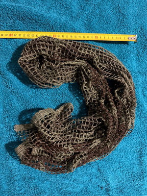 Scrim net used, dimensions approximately 35x115 cm