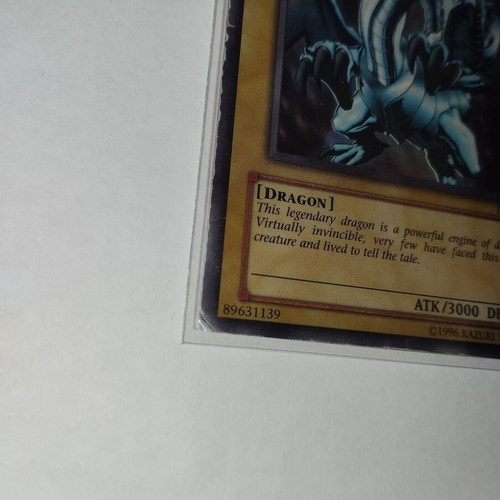 Blue-Eyes White Dragon LOB card used