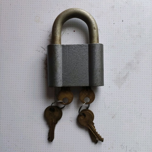 Vintage Dual Custody Russian Padlock used