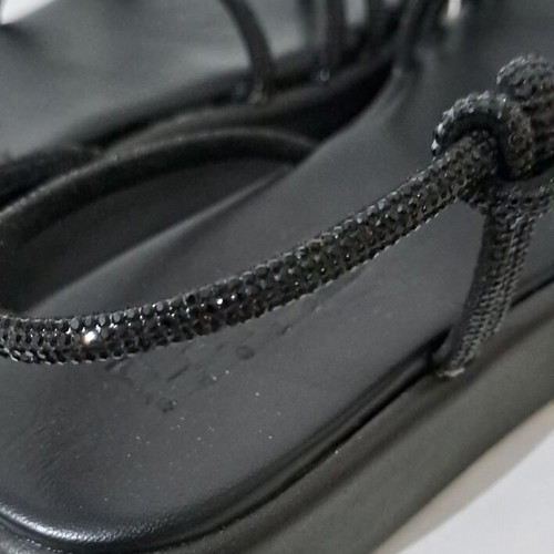 Lady Shoes Women's sandals new, size 38, black