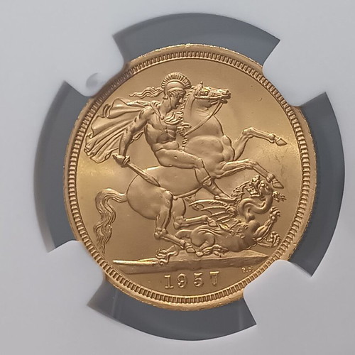 Χρυσή λίρα Αγγλίας 1957 MS64 NGC καινούργιο