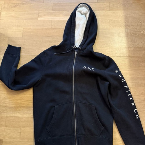 Abercrombie and Fitch black hoodie, size S