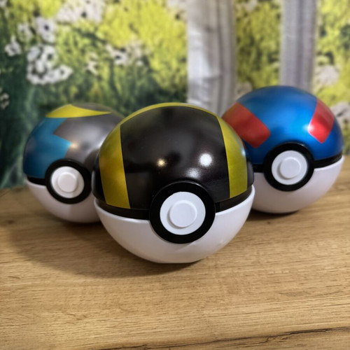 Pokeball tins, empty, set of 3