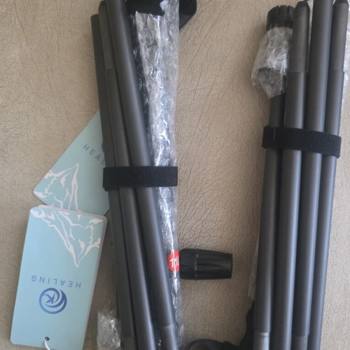 Folding trekking poles set of two, 110cm, new