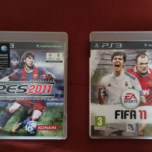 PES 2011 και FIFA 11 για PlayStation 3 μεταχειρισμένα, πακέτο