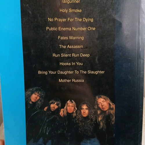 Iron Maiden No Prayer for the Dying Guitar Tab Book used