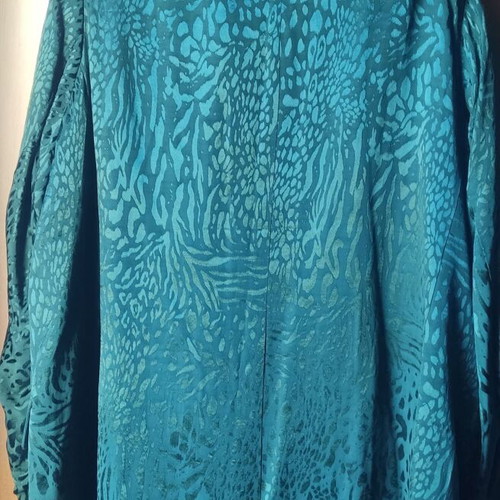 Zizzi blazer with print No 48 cypress green, new, 4XL