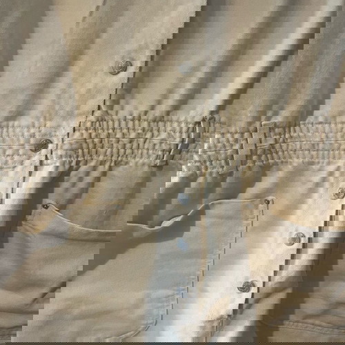 Zara ολόσωμη φόρμα τζιν σαν καινούργιο, μπεζ, μέγεθος XL