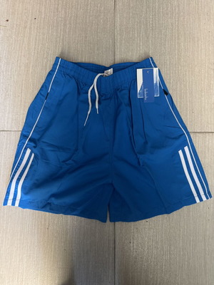 Athletic sprinter shorts new, with zipper pockets, blue