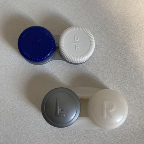 Contact lens cases new, pack of 2