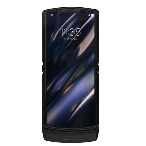 Motorola Razr XT2000-2 2019 like new, black, with Spigen case